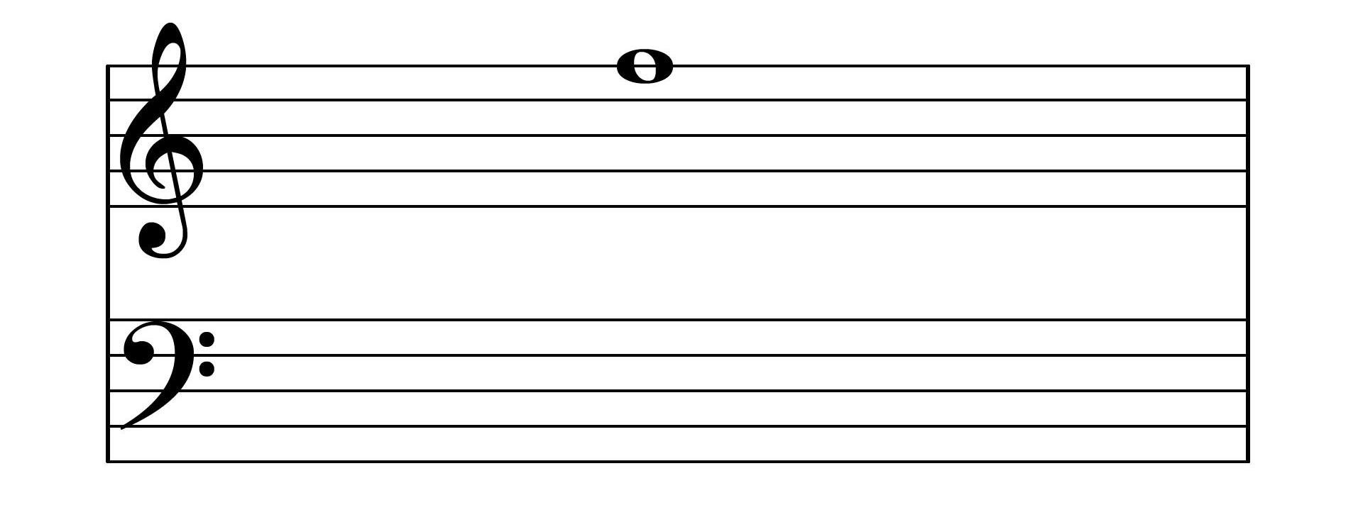 13 treble note f