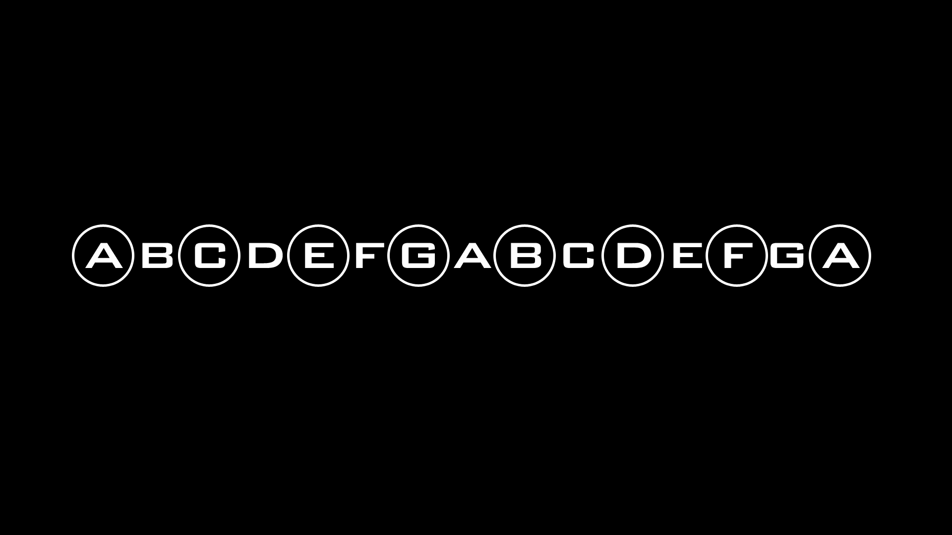 16 abcdefgabcdefg with circles